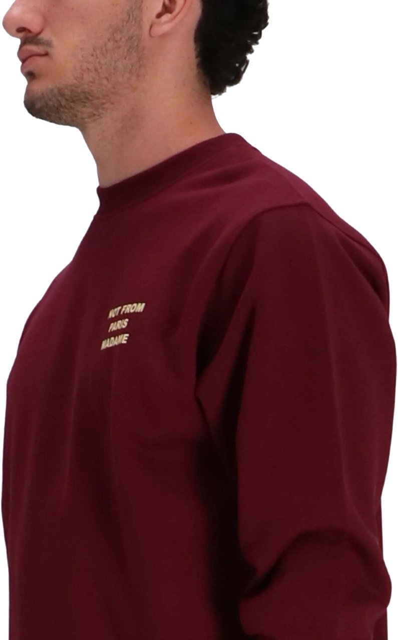Drôle de Monsieur Sweaters Wine Rood