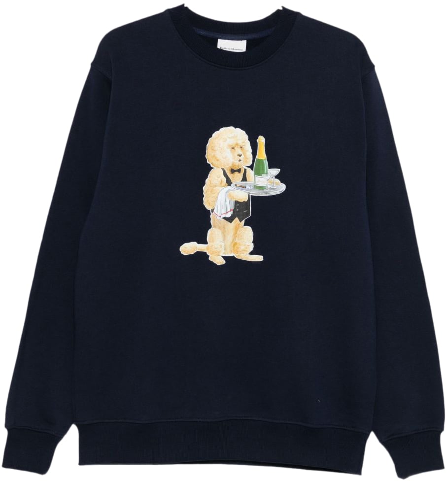 Drôle de Monsieur Sweaters Blue Blauw