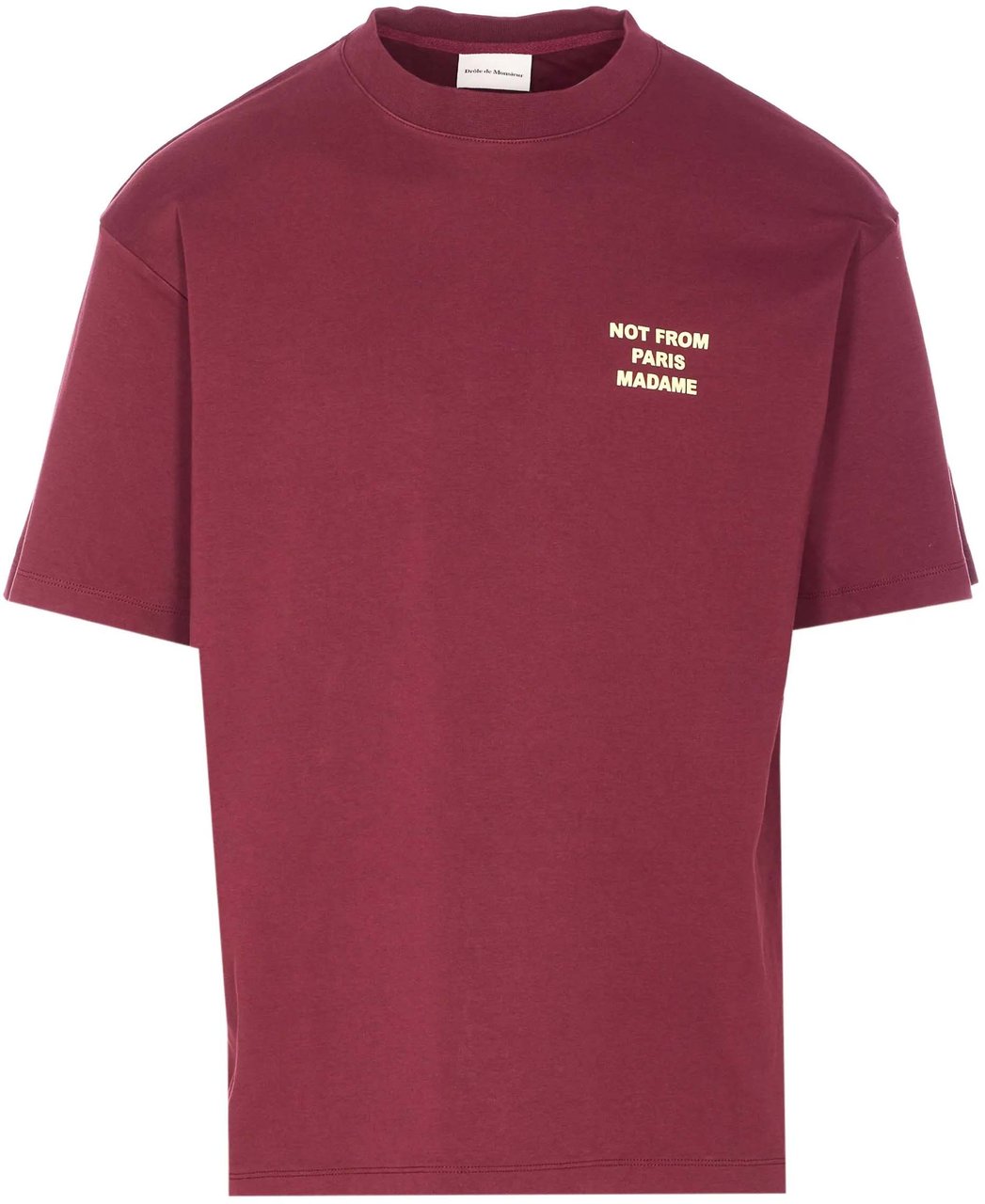 Drôle de Monsieur T-Shirts And Polos Wine Rood