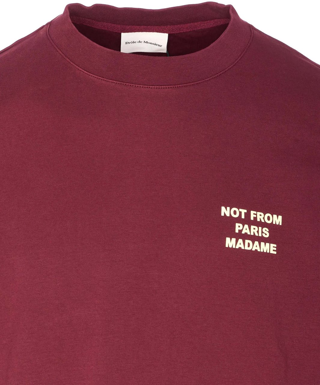 Drôle de Monsieur T-Shirts And Polos Wine Rood
