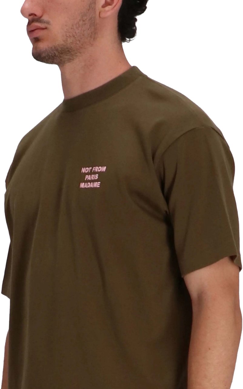 Drôle de Monsieur T-Shirts And Polos Kaki Bruin