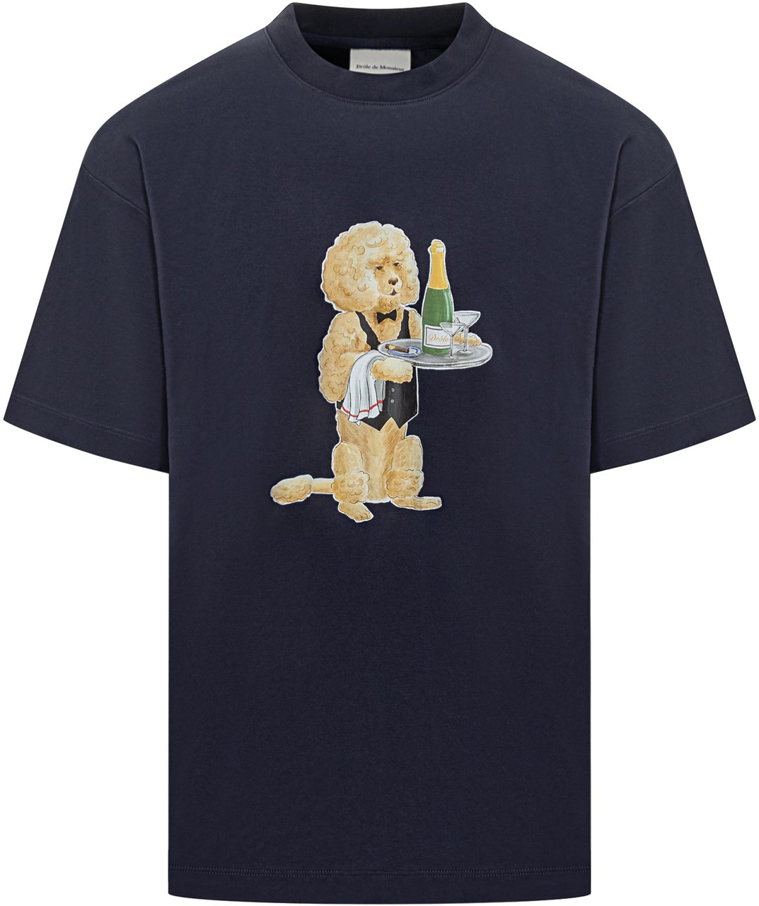 Drôle de Monsieur T-Shirts And Polos Blue Blauw