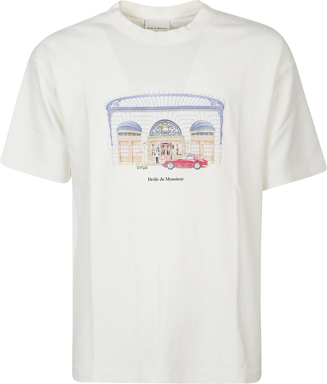 Drôle de Monsieur Drole Palace T-shirt White Wit