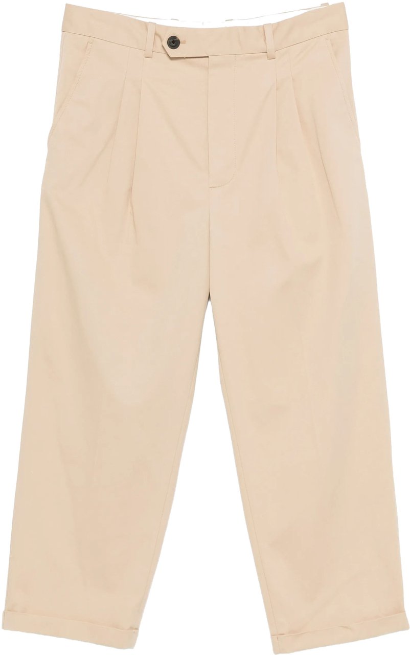 Drôle de Monsieur Trousers Beige Beige
