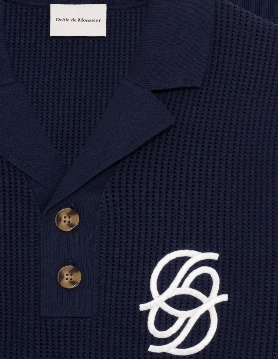 Drôle de Monsieur T-Shirts And Polos Blue Blauw