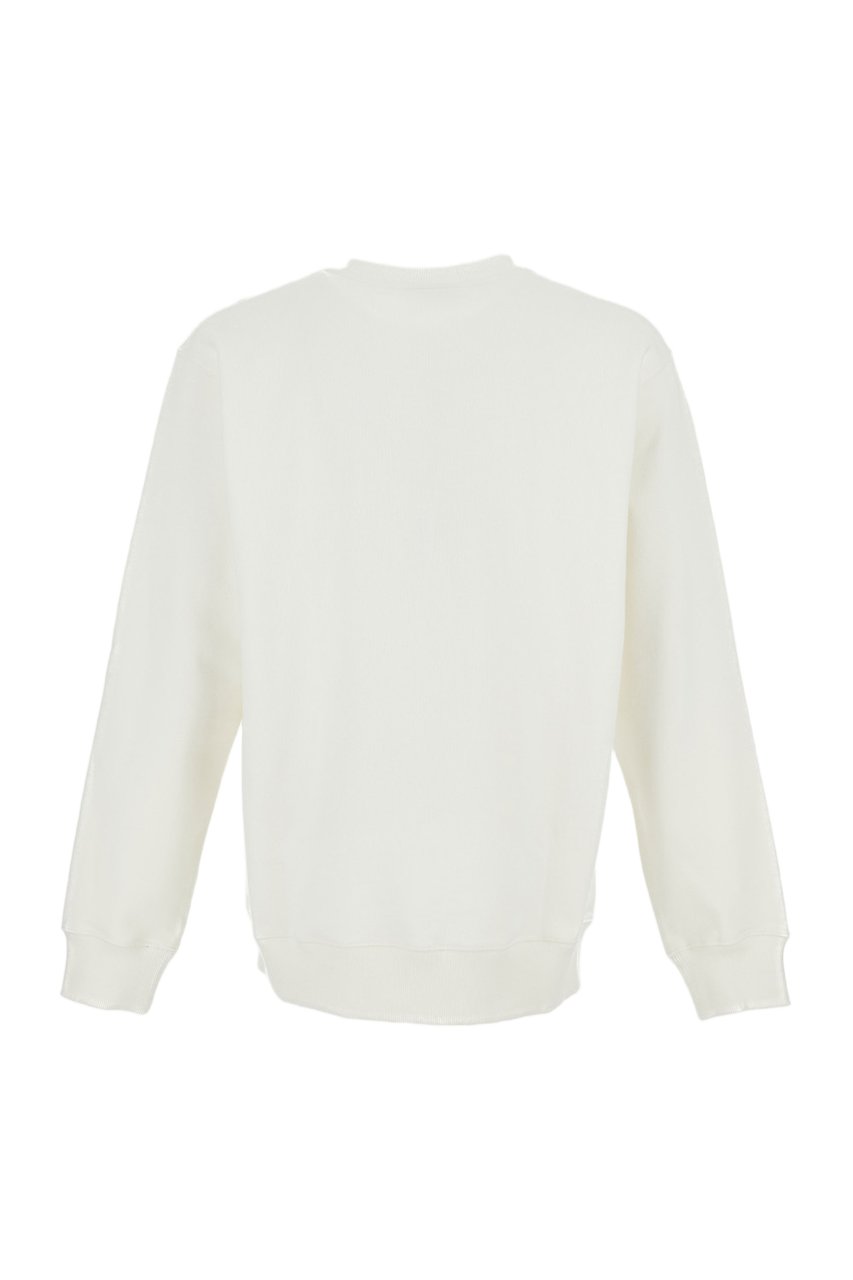 Drôle de Monsieur Crewneck Sweatshirt with Minimalist Chest Print Wit