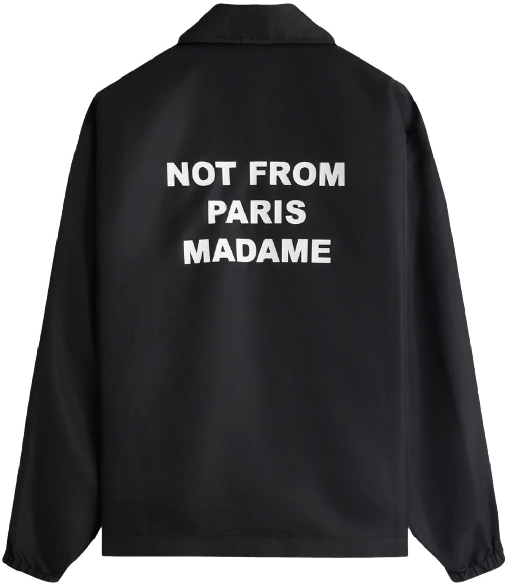 Drôle de Monsieur La Veste Slogan Zwart