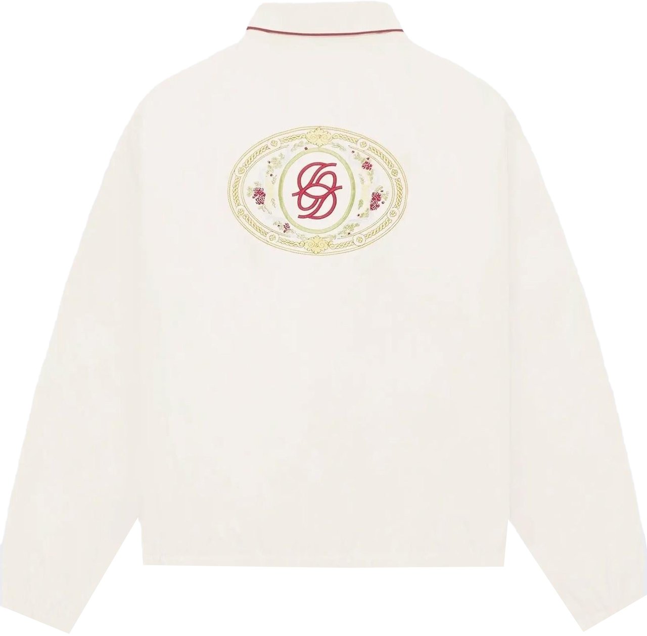 Drôle de Monsieur Heren Blouson Brodé Coton Wit