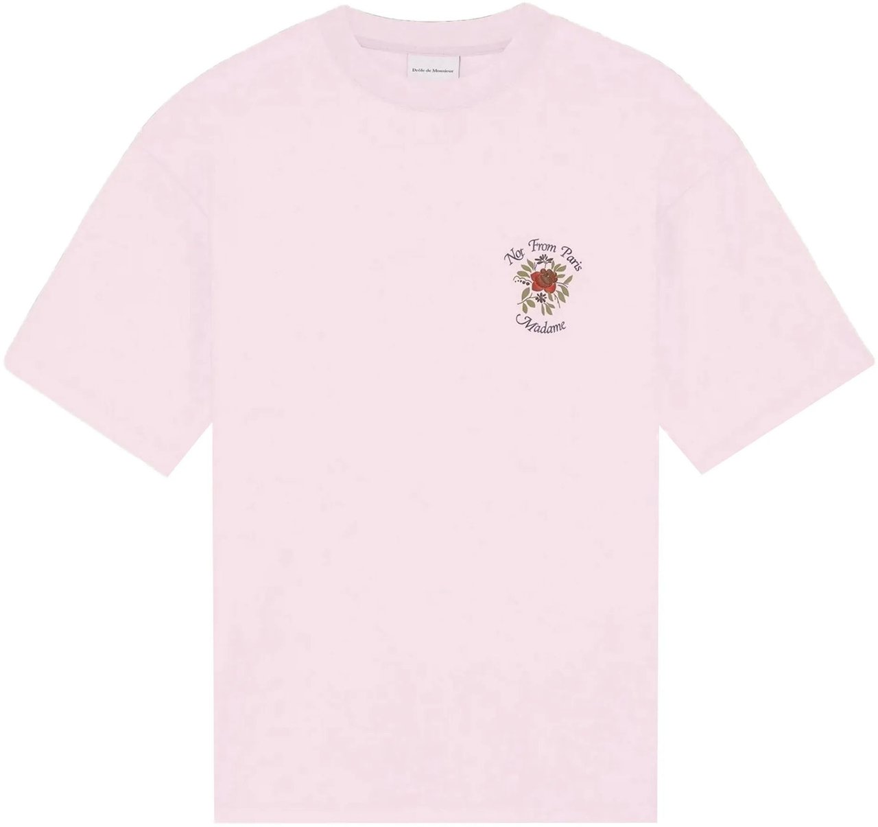 Drôle de Monsieur T-Shirts And Polos Light Pink Roze