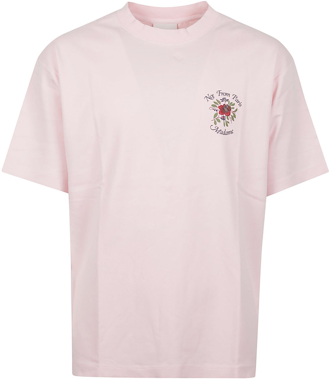 Drôle de Monsieur Slogan Rose T-shirt Pink Roze