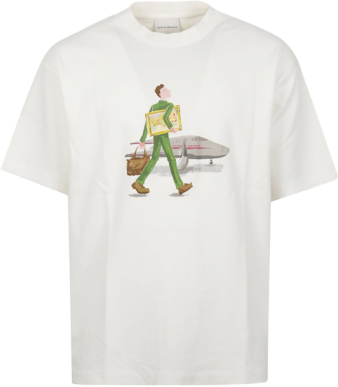 Drôle de Monsieur The Man In The Painting T-shirt White Wit