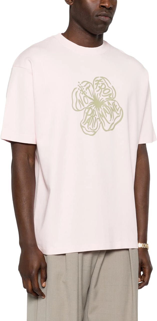 Drôle de Monsieur T-Shirts And Polos Light Pink Roze