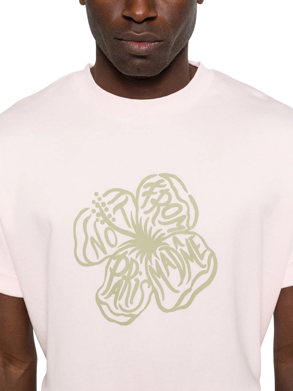 Drôle de Monsieur T-Shirts And Polos Light Pink Roze