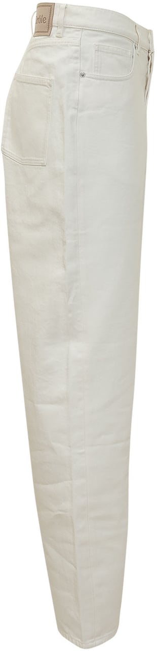 Drôle de Monsieur Jeans Straight a Cinque Tasche Wit