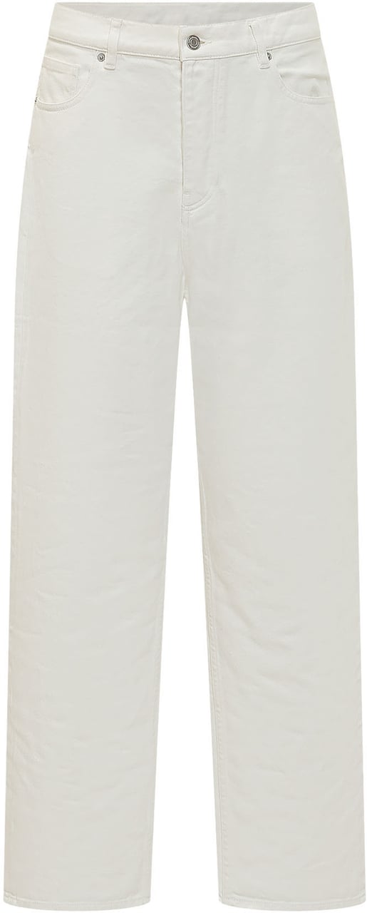 Drôle de Monsieur Jeans Straight a Cinque Tasche Wit