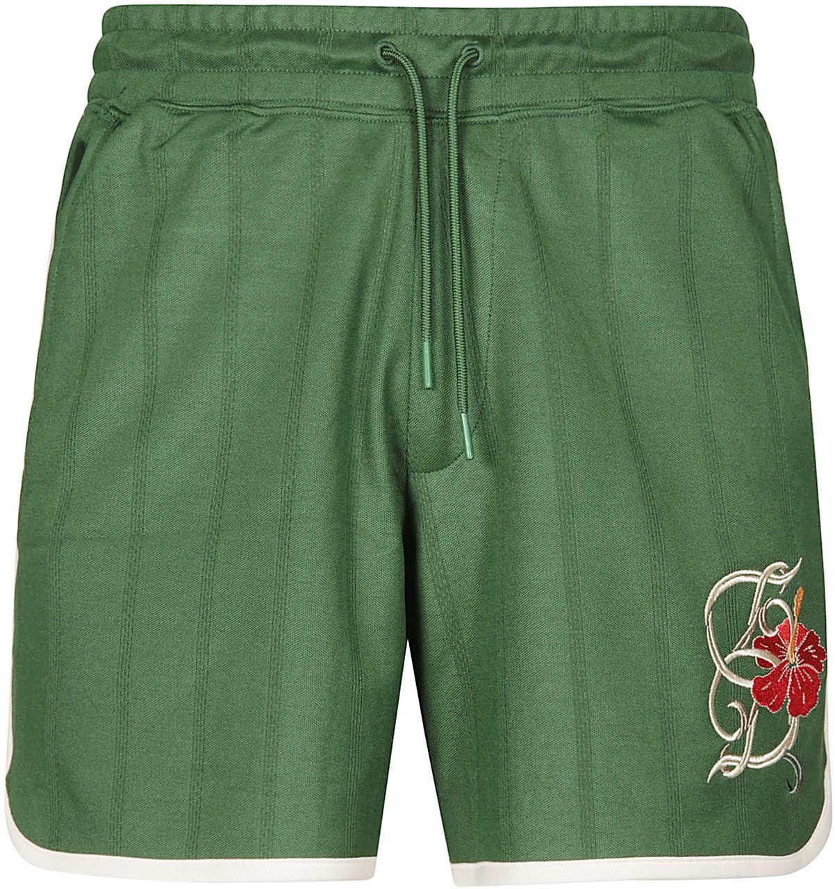 Drôle de Monsieur Short D Hibiscus Short Green Groen
