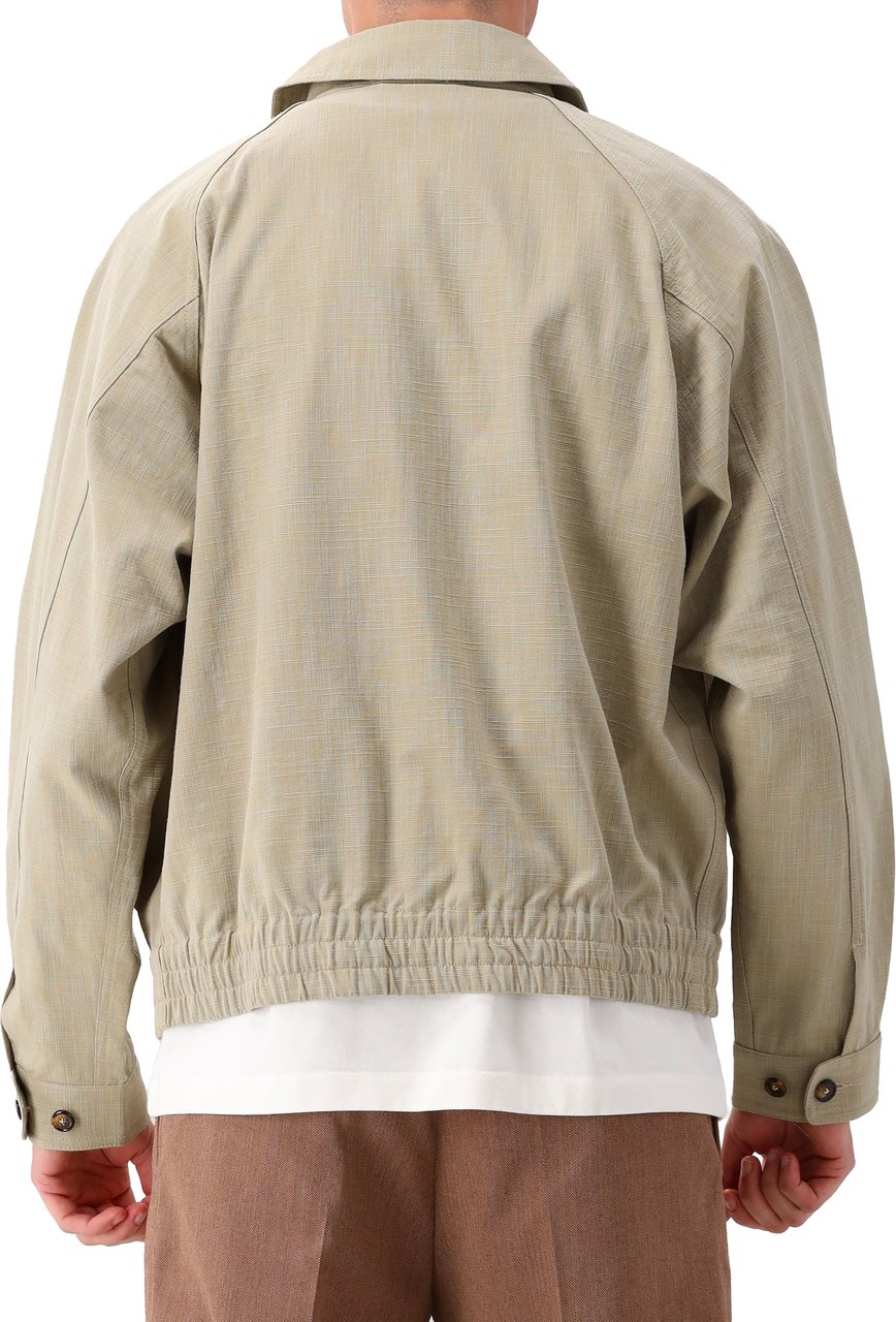Drôle de Monsieur Overshirt Khaki Raglan Groen