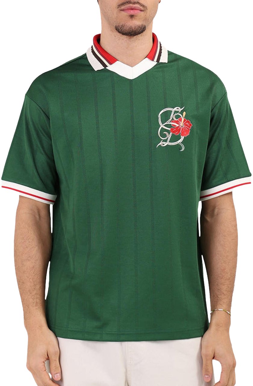 Drôle de Monsieur Drole De Monsieur Heren Polo D Hibiscus Groen