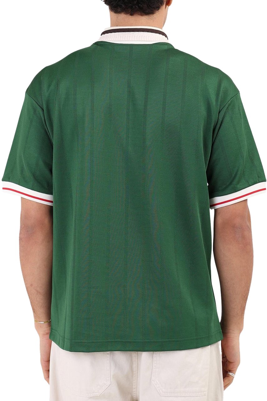 Drôle de Monsieur Drole De Monsieur Heren Polo D Hibiscus Groen
