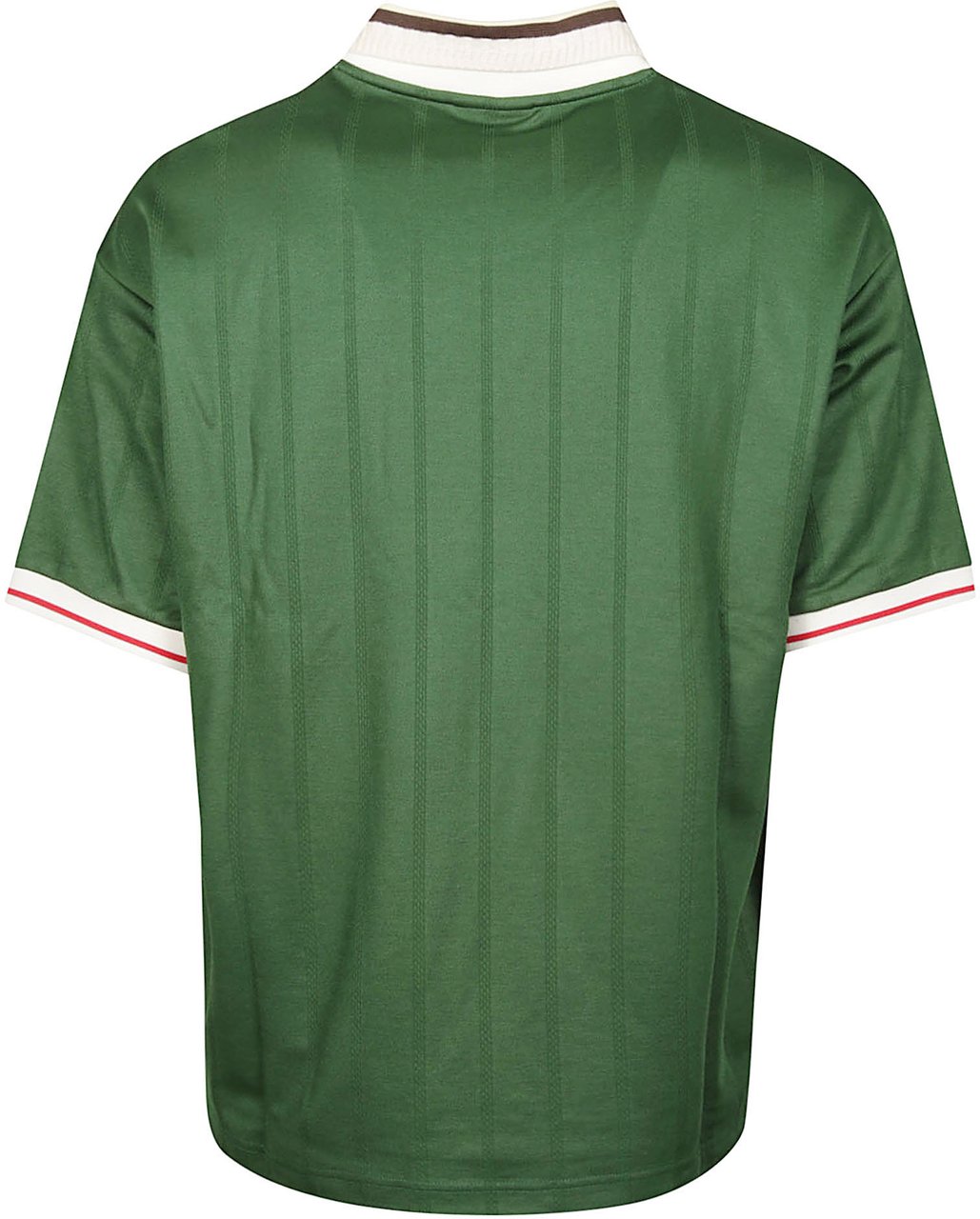Drôle de Monsieur Short Sleeve Short D Hibiscus Polo Shirt Green Groen