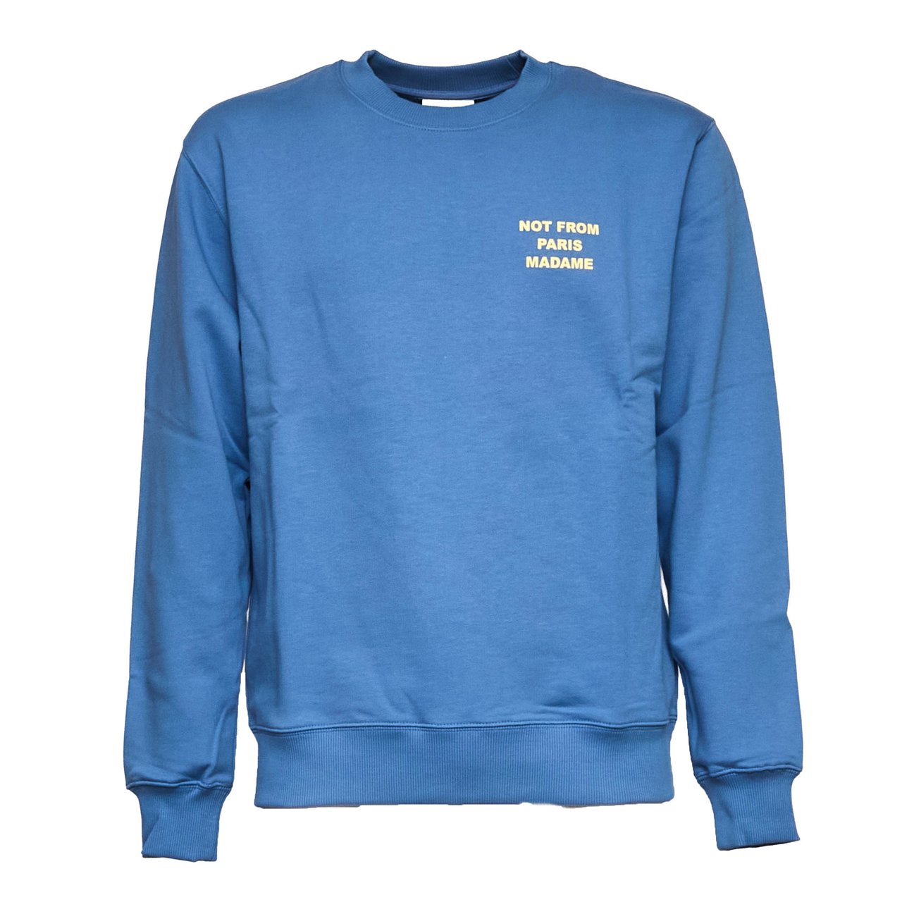 Drôle de Monsieur Le Sweatshirt Logo Printed Sweatshirt Blauw
