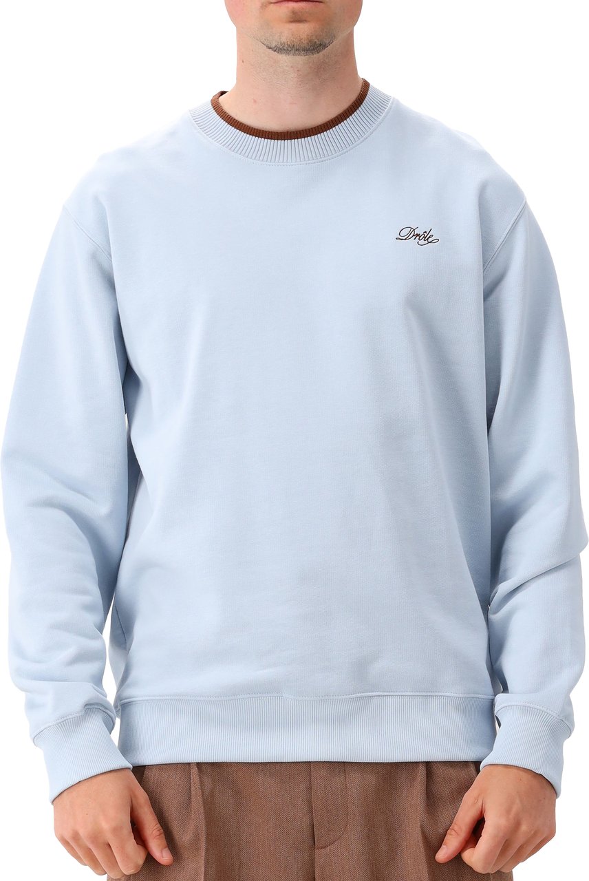 Drôle de Monsieur Sweater Blauw Blauw