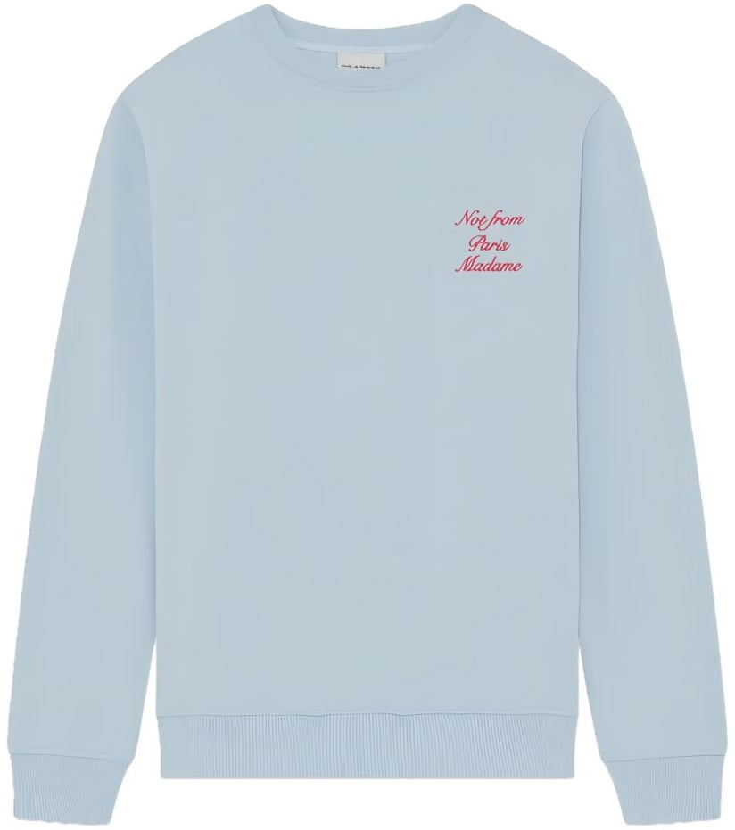 Drôle de Monsieur Sweaters Light Blue Lichtblauw