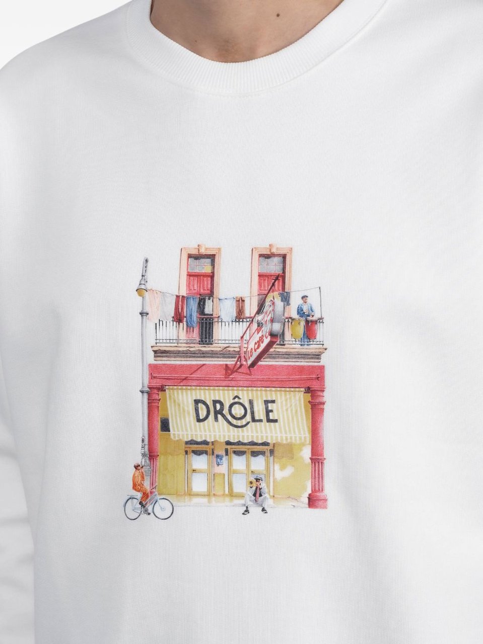 Drôle de Monsieur Sweaters Beige Wit