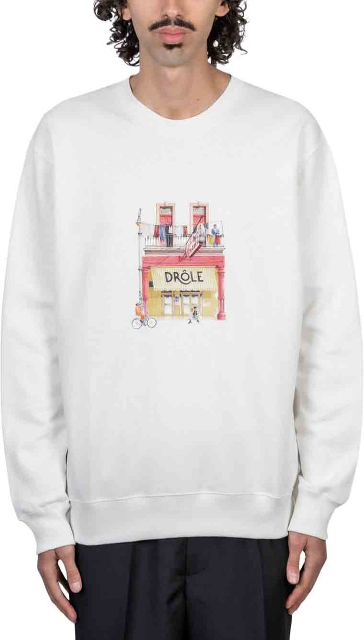 Drôle de Monsieur Sweaters Beige Wit