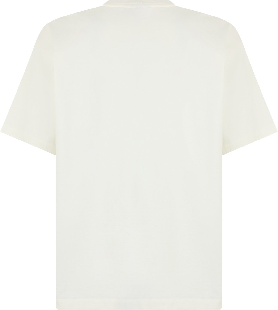Drôle de Monsieur T-shirt with embroidery Wit
