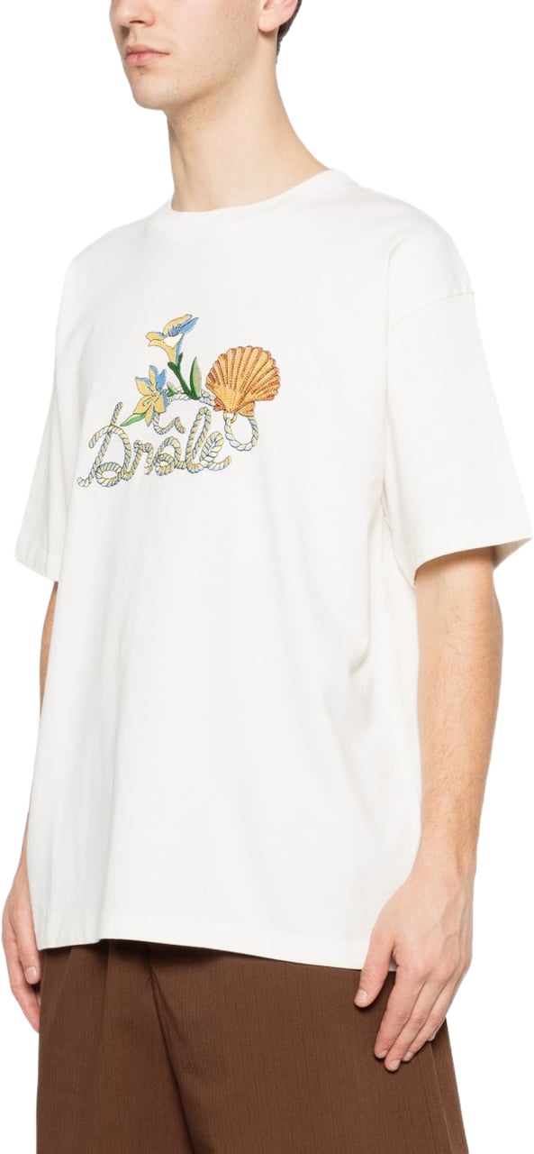 Drôle de Monsieur T-Shirts And Polos White Wit