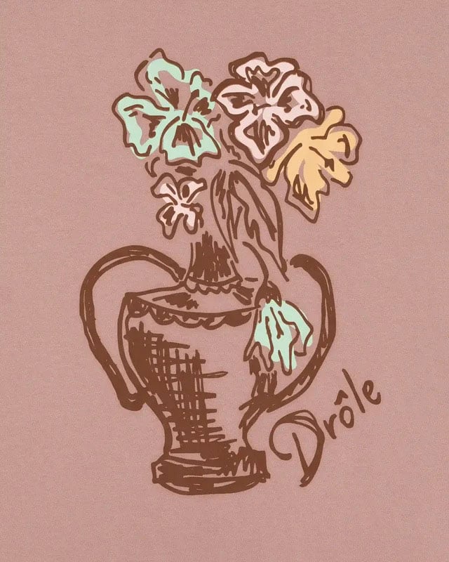 Drôle de Monsieur T-Shirts And Polos Old Pink Roze