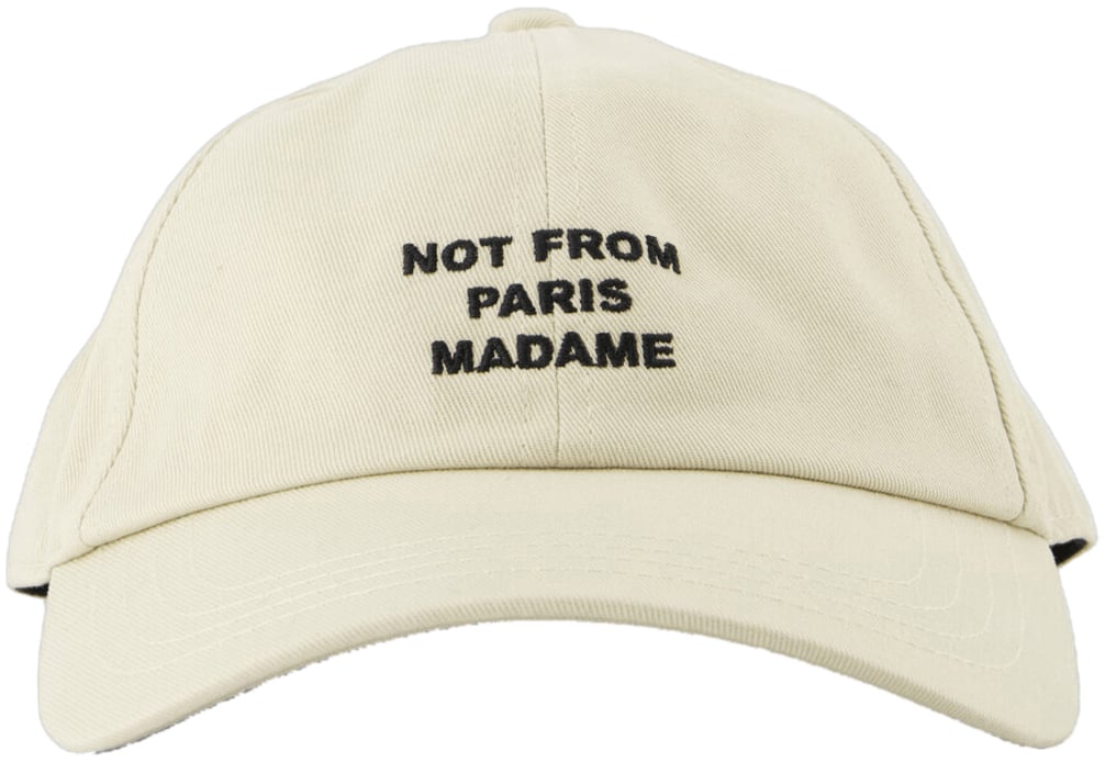 Drôle de Monsieur La Casquette Slogan Wit