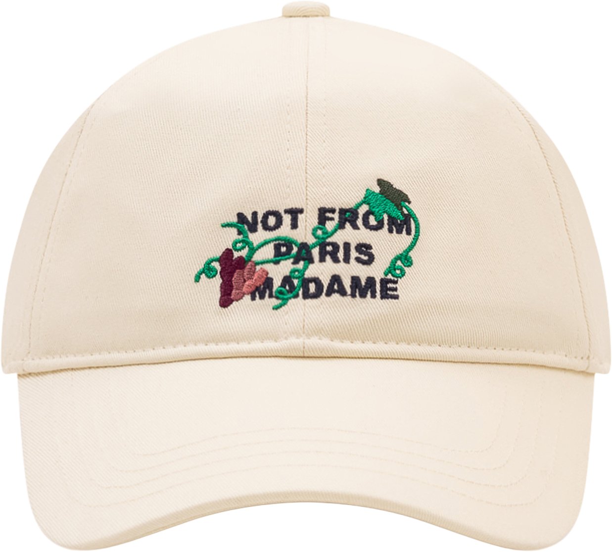 Drôle de Monsieur Cappello Vine con Ricamo Wit