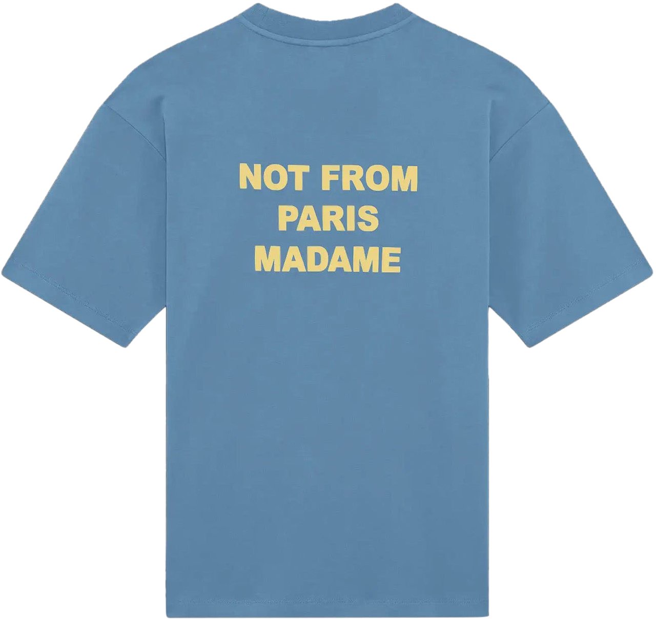Drôle de Monsieur Le T-shirt Slogan ATLANTIC BLUE Blauw
