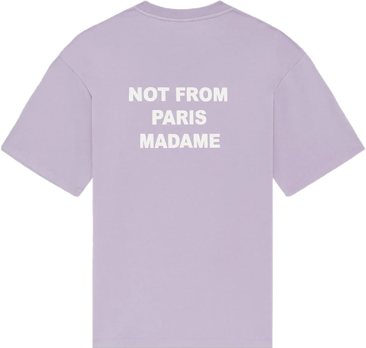 Drôle de Monsieur Het T-shirt met slogan LAVANDER Paars