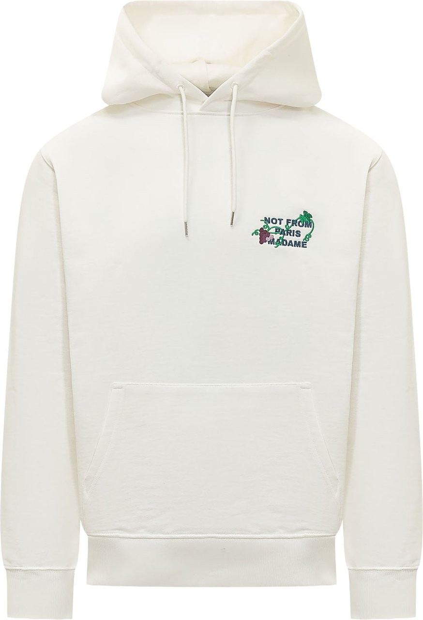 Drôle de Monsieur Not From Paris Madame Felpa con Ricamo Wit