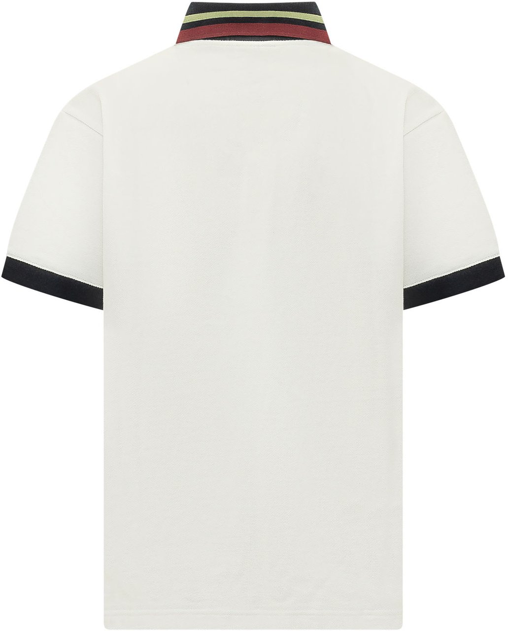 Drôle de Monsieur Polo D Mirror con Ricamo Logo Wit