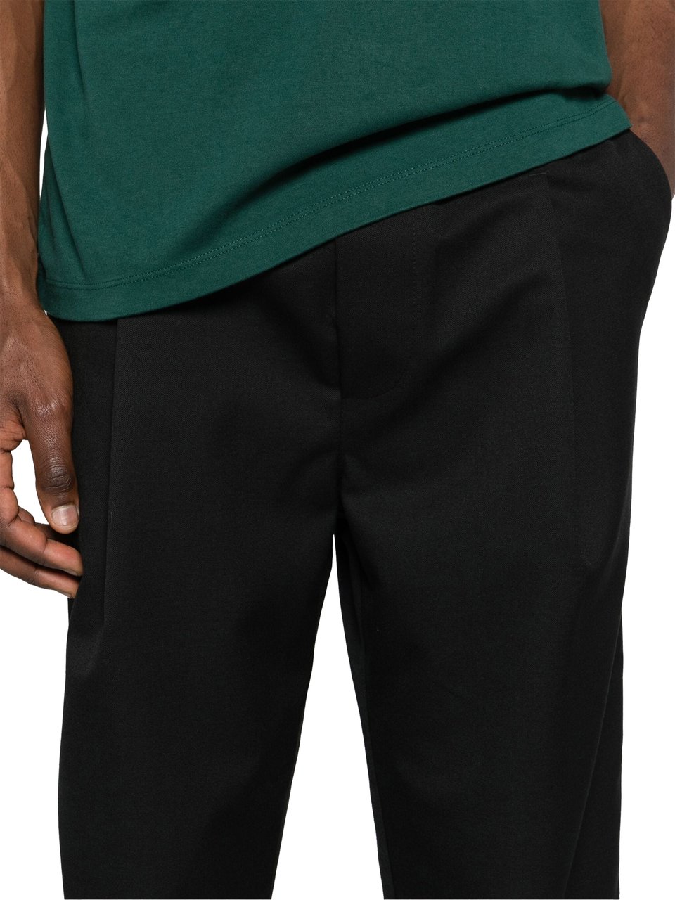Drôle de Monsieur Trousers Black Zwart