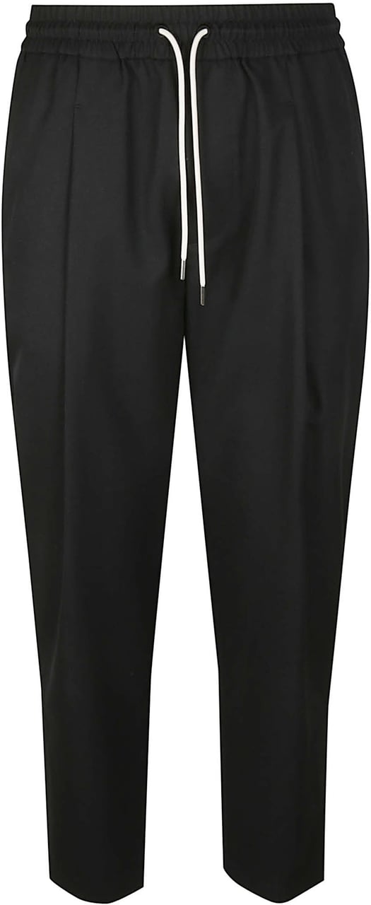 Drôle de Monsieur Cropped Pant Black Zwart