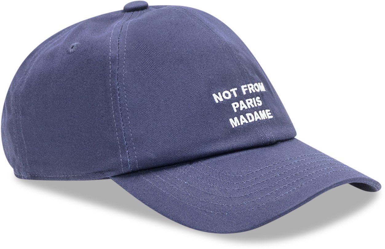 Drôle de Monsieur Cappellino Ricamato Navy