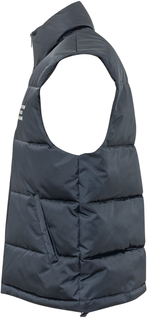 Drôle de Monsieur Gilet Imbottito Senza Maniche Donkergrijs