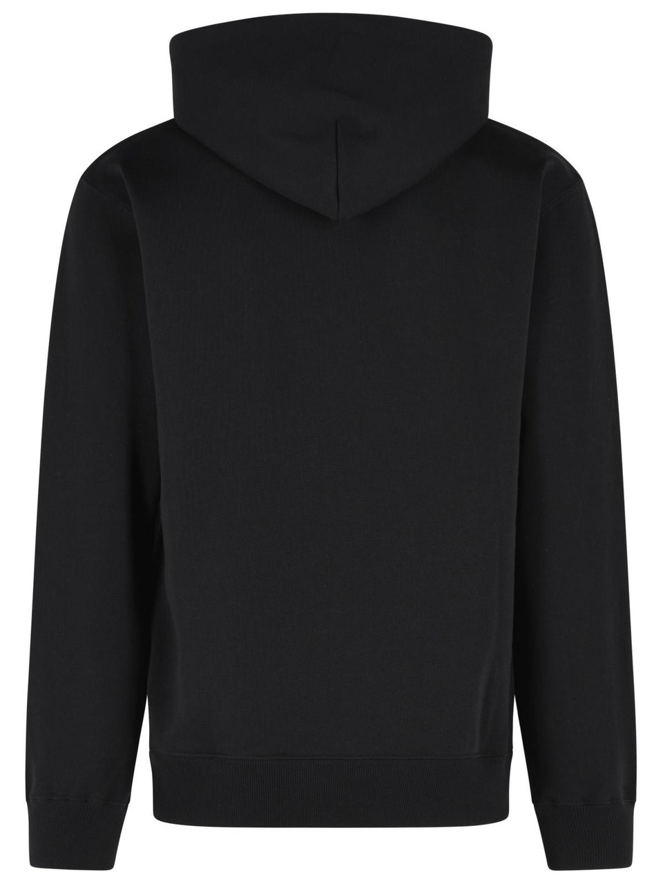 Drôle de Monsieur Black Cotton Hoodie Zwart