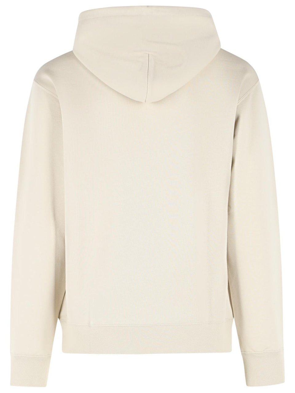 Drôle de Monsieur Dark Ivory Cotton Hoodie Wit
