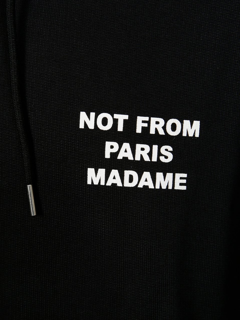 Drôle de Monsieur Crew Neck Black Slogan Sweatshirt Wit