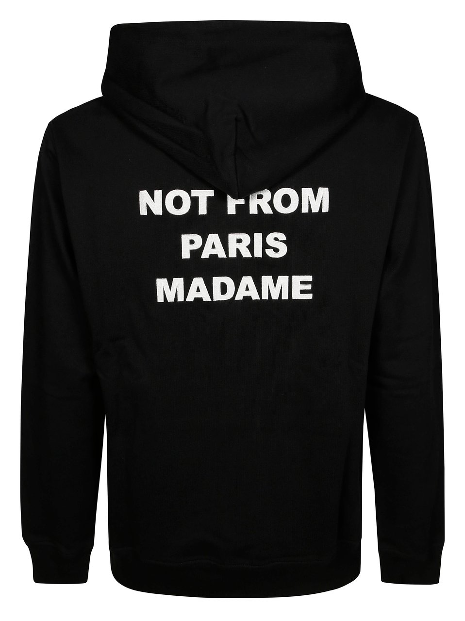 Drôle de Monsieur Crew Neck Black Slogan Sweatshirt Wit