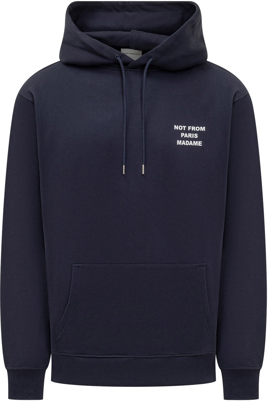 Drôle de Monsieur Hoodie Logo Navy
