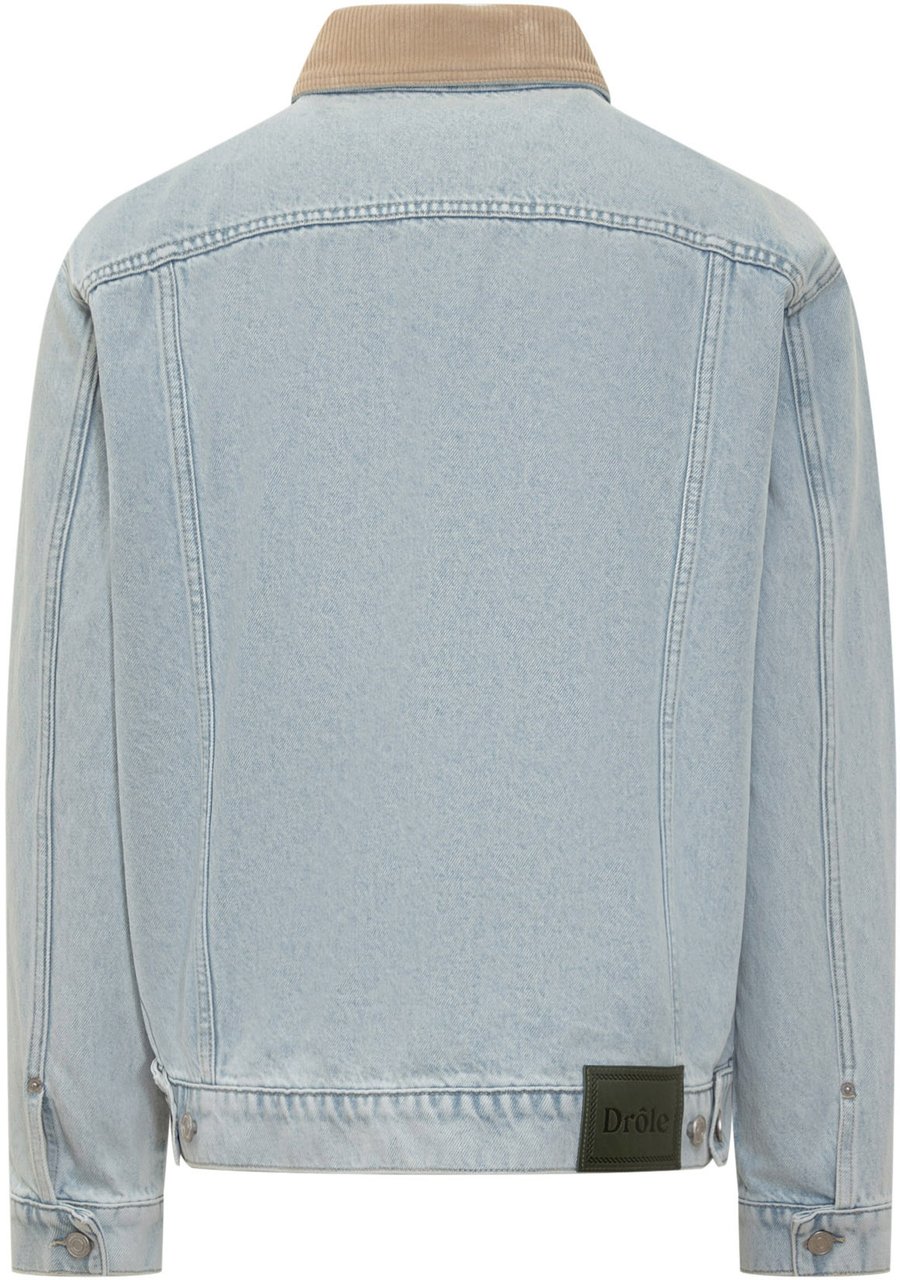 Drôle de Monsieur Giacca Denim Drole de monsieur Blauw