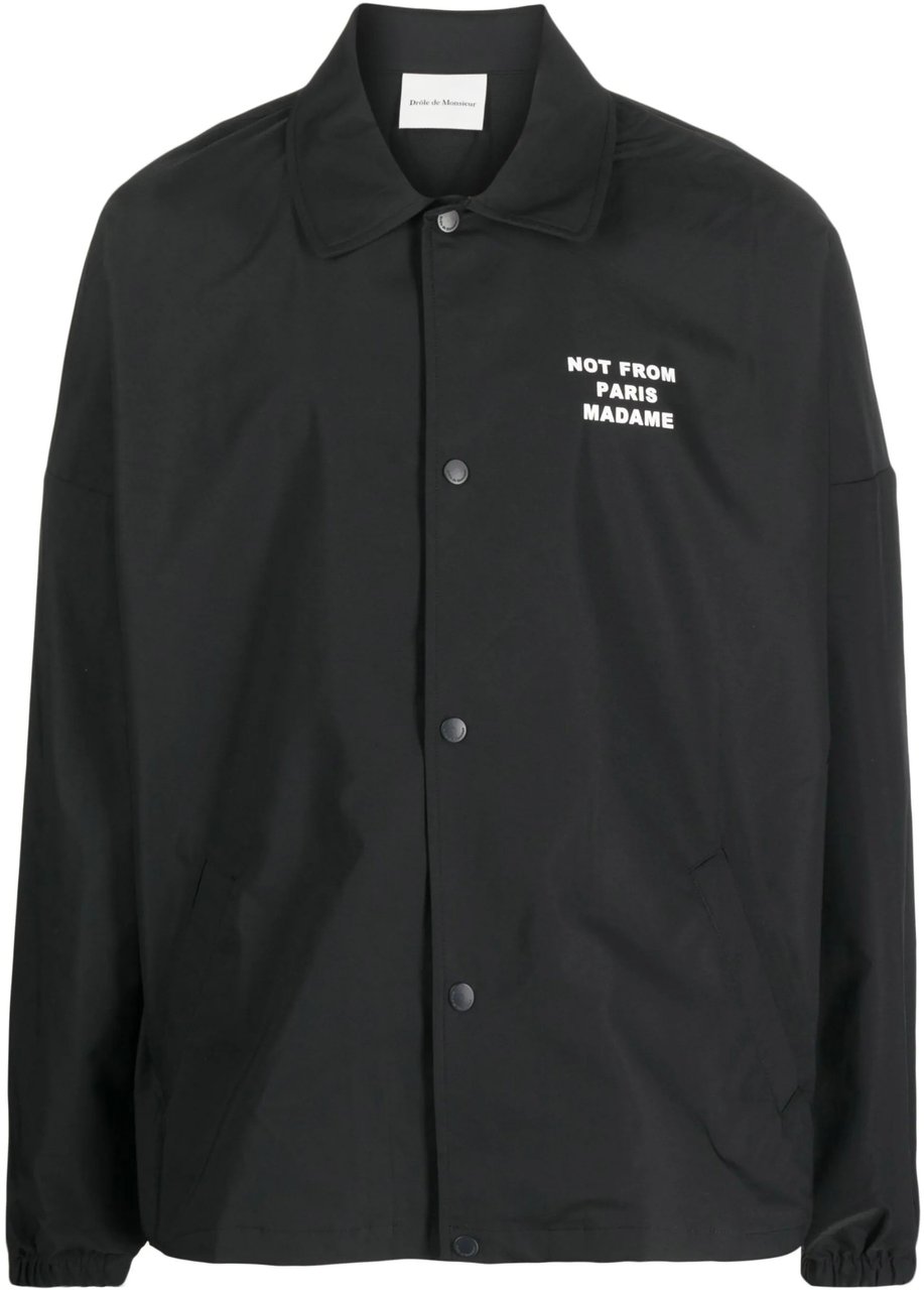Drôle de Monsieur Jackets Black Zwart