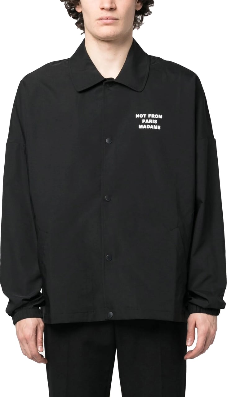 Drôle de Monsieur Jackets Black Zwart